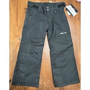 NWT Arctix Kids Snow Pants Snowboard Ski Black XS 6/7 Boy Girl